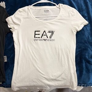 Emporio Armani EA7 White Short Sleeve Tee